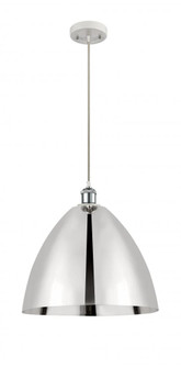 Bristol - 1 Light - 16 inch - White Polished Chrome - Cord hung - Mini Pendant (3442|516-1P-WPC-MBD-16-PC-LED)