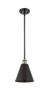 Berkshire - 1 Light - 8 inch - Black Antique Brass - Pendant (3442|516-1S-BAB-MBC-8-BK-LED)