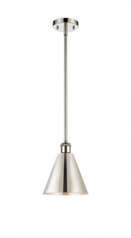 Berkshire - 1 Light - 8 inch - Polished Nickel - Pendant (3442|516-1S-PN-MBC-8-PN)