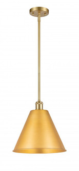 Berkshire - 1 Light - 12 inch - Satin Gold - Pendant (3442|516-1S-SG-MBC-12-SG-LED)