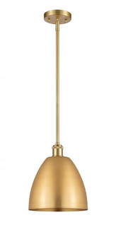 Bristol - 1 Light - 9 inch - Satin Gold - Pendant (3442|516-1S-SG-MBD-9-SG-LED)