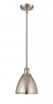 Bristol - 1 Light - 8 inch - Brushed Satin Nickel - Pendant (3442|516-1S-SN-MBD-75-SN-LED)