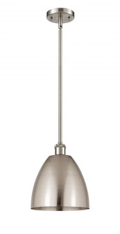 Bristol - 1 Light - 9 inch - Brushed Satin Nickel - Pendant (3442|516-1S-SN-MBD-9-SN-LED)