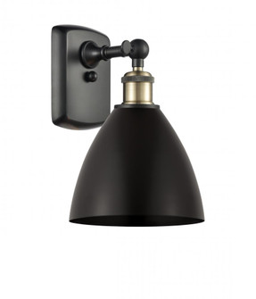 Bristol - 1 Light - 8 inch - Black Antique Brass - Sconce (3442|516-1W-BAB-MBD-75-BK-LED)
