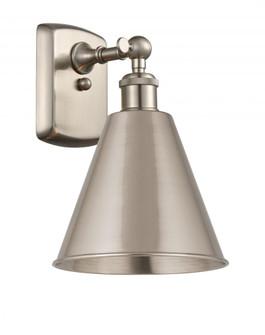 Berkshire - 1 Light - 8 inch - Brushed Satin Nickel - Sconce (3442|516-1W-SN-MBC-8-SN-LED)