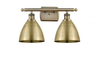 Bristol - 2 Light - 18 inch - Antique Brass - Bath Vanity Light (3442|516-2W-AB-MBD-75-AB)