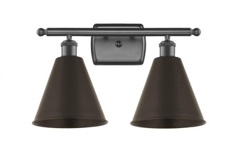 Berkshire - 2 Light - 18 inch - Oil Rubbed Bronze - Bath Vanity Light (3442|516-2W-OB-MBC-8-OB)