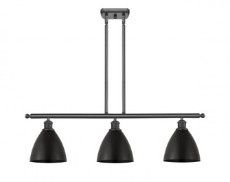 Bristol - 3 Light - 36 inch - Matte Black - Stem hung - Island Light (3442|516-3I-BK-MBD-75-BK)