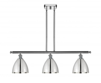 Bristol - 3 Light - 36 inch - Polished Chrome - Stem hung - Island Light (3442|516-3I-PC-MBD-75-PC-LED)