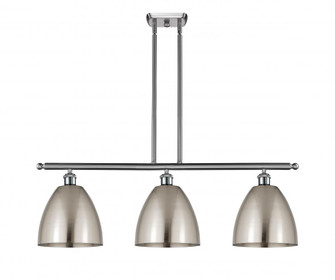 Bristol - 3 Light - 36 inch - Brushed Satin Nickel - Cord hung - Island Light (3442|516-3I-SN-MBD-9-SN-LED)