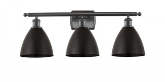 Bristol - 3 Light - 28 inch - Oil Rubbed Bronze - Bath Vanity Light (3442|516-3W-OB-MBD-75-OB-LED)