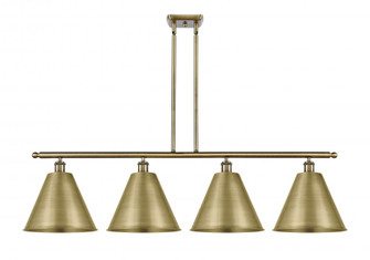 Berkshire - 4 Light - 50 inch - Antique Brass - Stem hung - Island Light (3442|516-4I-AB-MBC-12-AB)