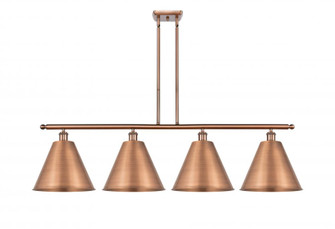 Berkshire - 4 Light - 50 inch - Antique Copper - Stem hung - Island Light (3442|516-4I-AC-MBC-12-AC)