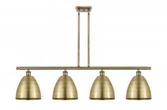 Bristol - 4 Light - 48 inch - Antique Brass - Stem hung - Island Light (3442|516-4I-AB-MBD-9-AB-LED)