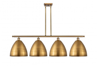 Bristol - 4 Light - 50 inch - Brushed Brass - Stem hung - Island Light (3442|516-4I-BB-MBD-12-BB-LED)