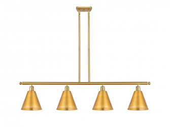 Berkshire - 4 Light - 48 inch - Satin Gold - Stem hung - Island Light (3442|516-4I-SG-MBC-8-SG)