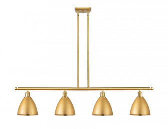 Bristol - 4 Light - 48 inch - Satin Gold - Stem hung - Island Light (3442|516-4I-SG-MBD-75-SG)