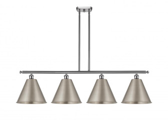Berkshire - 4 Light - 50 inch - Brushed Satin Nickel - Stem hung - Island Light (3442|516-4I-SN-MBC-12-SN)
