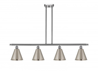 Berkshire - 4 Light - 48 inch - Brushed Satin Nickel - Stem hung - Island Light (3442|516-4I-SN-MBC-8-SN)