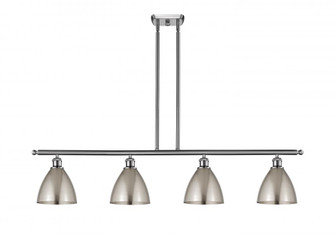 Bristol - 4 Light - 48 inch - Brushed Satin Nickel - Stem hung - Island Light (3442|516-4I-SN-MBD-75-SN-LED)