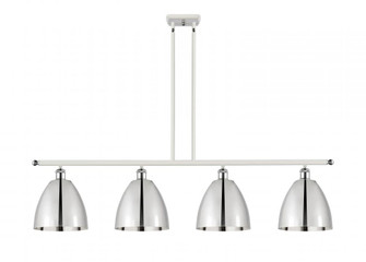 Bristol - 4 Light - 48 inch - White Polished Chrome - Stem hung - Island Light (3442|516-4I-WPC-MBD-9-PC-LED)
