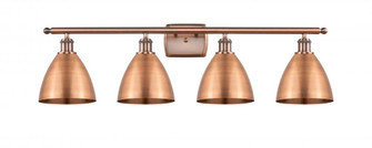 Bristol - 4 Light - 38 inch - Antique Copper - Bath Vanity Light (3442|516-4W-AC-MBD-75-AC)