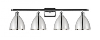 Bristol - 4 Light - 38 inch - Polished Chrome - Bath Vanity Light (3442|516-4W-PC-MBD-75-PC-LED)