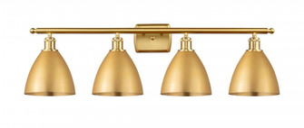 Bristol - 4 Light - 38 inch - Satin Gold - Bath Vanity Light (3442|516-4W-SG-MBD-75-SG-LED)