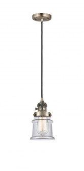 Canton - 1 Light - 5 inch - Antique Brass - Cord hung - Mini Pendant (3442|201CSW-AB-G182S-LED)