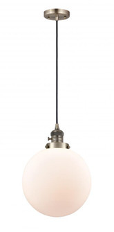 Beacon - 1 Light - 10 inch - Antique Brass - Cord hung - Mini Pendant (3442|201CSW-AB-G201-10)