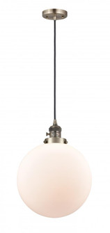 Beacon - 1 Light - 12 inch - Antique Brass - Cord hung - Mini Pendant (3442|201CSW-AB-G201-12)