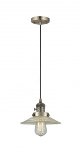 Halophane - 1 Light - 9 inch - Antique Brass - Cord hung - Mini Pendant (3442|201CSW-AB-G2-LED)
