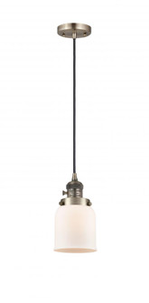 Bell - 1 Light - 5 inch - Antique Brass - Cord hung - Mini Pendant (3442|201CSW-AB-G51-LED)