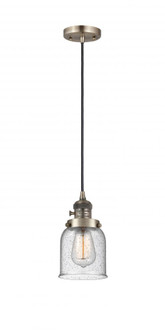 Bell - 1 Light - 5 inch - Antique Brass - Cord hung - Mini Pendant (3442|201CSW-AB-G54-LED)