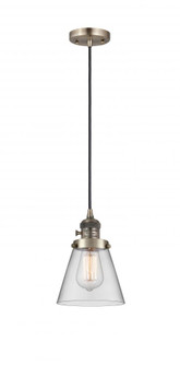 Cone - 1 Light - 6 inch - Antique Brass - Cord hung - Mini Pendant (3442|201CSW-AB-G62)