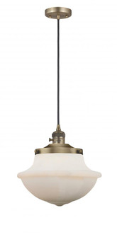 Oxford - 1 Light - 12 inch - Brushed Brass - Cord hung - Mini Pendant (3442|201CSW-BB-G541)