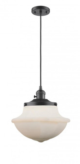 Oxford - 1 Light - 12 inch - Oil Rubbed Bronze - Cord hung - Mini Pendant (3442|201CSW-OB-G541)