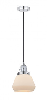 Fulton - 1 Light - 7 inch - Polished Chrome - Cord hung - Mini Pendant (3442|201CSW-PC-G171-LED)