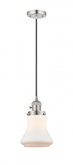 Bellmont - 1 Light - 6 inch - Polished Nickel - Cord hung - Mini Pendant (3442|201CSW-PN-G191-LED)