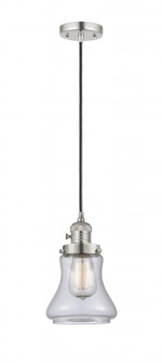 Bellmont - 1 Light - 6 inch - Polished Nickel - Cord hung - Mini Pendant (3442|201CSW-PN-G192-LED)