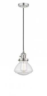 Olean - 1 Light - 7 inch - Polished Nickel - Cord hung - Mini Pendant (3442|201CSW-PN-G324)