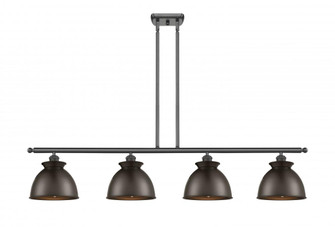 Adirondack - 4 Light - 48 inch - Oil Rubbed Bronze - Cord hung - Island Light (3442|516-4I-OB-M14-OB-LED)