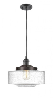 Bridgeton - 1 Light - 12 inch - Oil Rubbed Bronze - Cord hung - Mini Pendant (3442|201C-OB-G694-12)