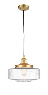 Bridgeton - 1 Light - 12 inch - Satin Gold - Cord hung - Mini Pendant (3442|201C-SG-G694-12)