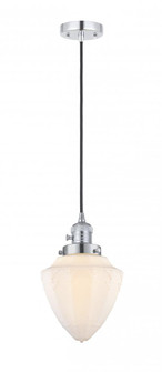 Bullet - 1 Light - 7 inch - Polished Chrome - Cord hung - Mini Pendant (3442|201CSW-PC-G661-7-LED)