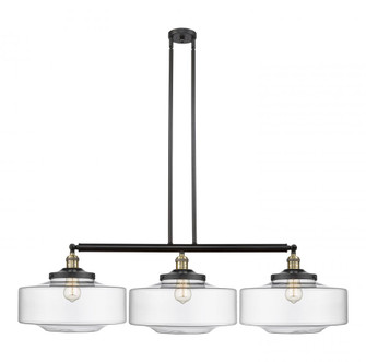 Bridgeton - 3 Light - 50 inch - Black Antique Brass - Stem Hung - Adjustable Island Light (3442|213-BAB-G692-16-LED)