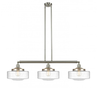 Bridgeton - 3 Light - 44 inch - Brushed Satin Nickel - Stem Hung - Adjustable Island Light (3442|213-SN-G694-12-LED)