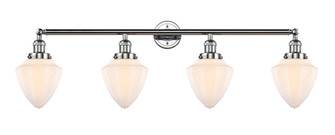 Bullet - 4 Light - 46 inch - Polished Chrome - Adjustable Bath Vanity Light (3442|215-PC-G661-7-LED)