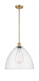 Bristol - 1 Light - 16 inch - Satin Gold - Pendant (3442|516-1S-SG-GBD-164-LED)