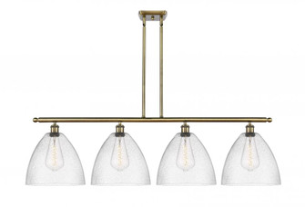 Bristol - 4 Light - 50 inch - Antique Brass - Stem hung - Island Light (3442|516-4I-AB-GBD-124-LED)
